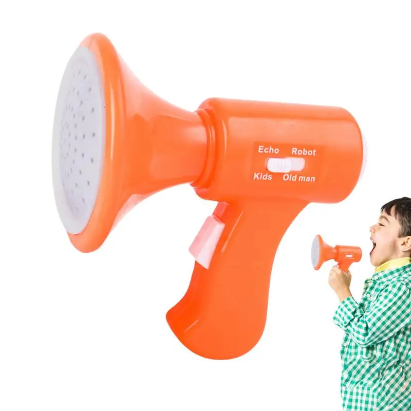 Kids Megaphone Megaphone Bullhorn Powerful Easy To Use 4 Different Sound Effects Creative Portable Voice Changing Megaphone