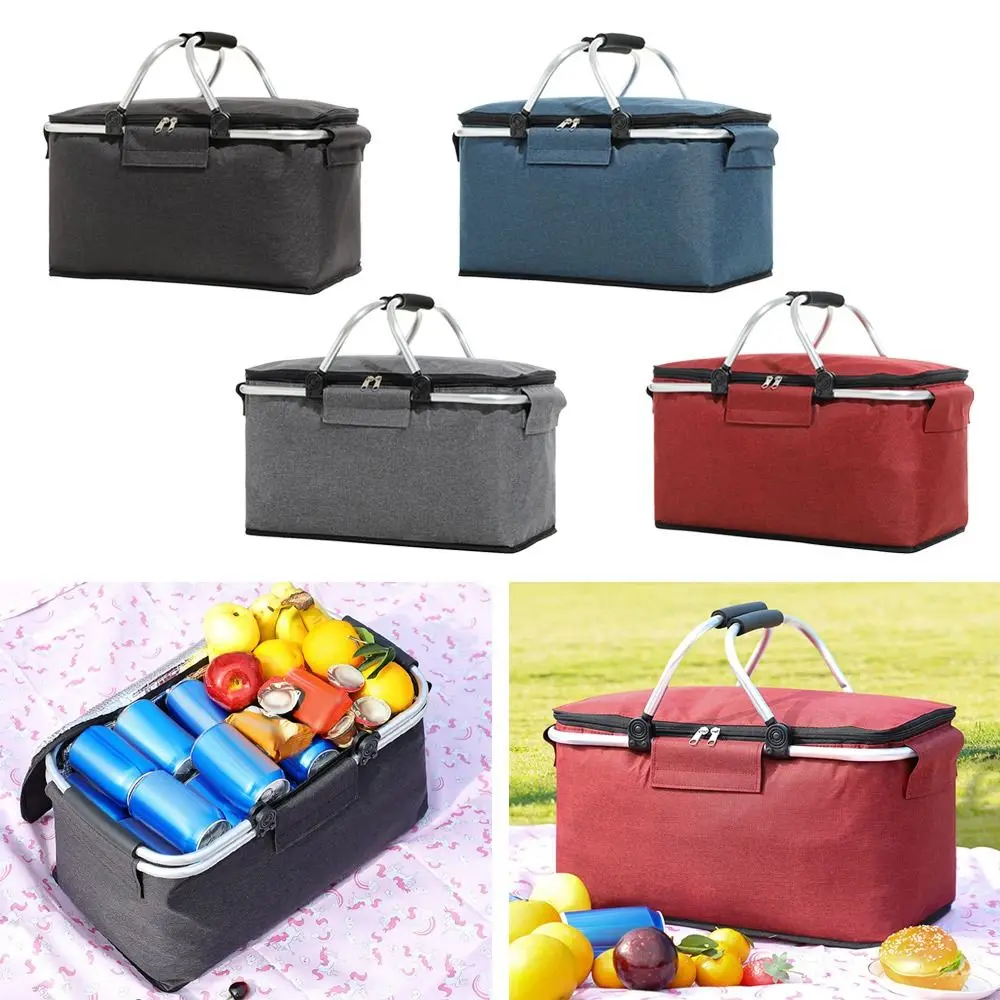 Travel Lunch Bag Food Drink Storage Camping Cooler Bag Bento Box Extra Large Insulated Cooler Cool Bag