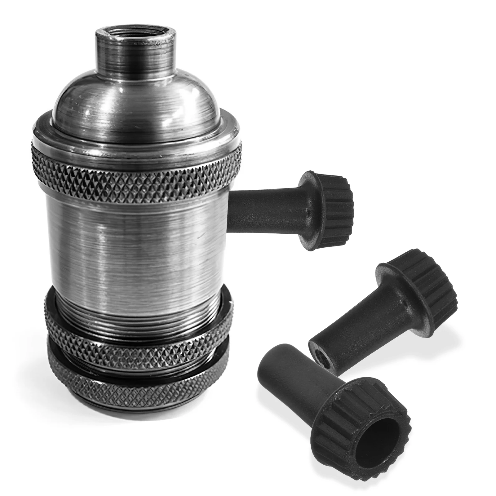 

10 Pcs Lamp Switch Knobs E26 1 967x0 51inch Table Floor Lamps Repair Parts ABS On Off Replacement Accessories Socket