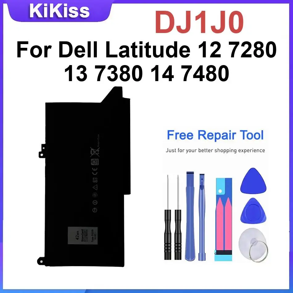 

Battery DJ1J0 For Dell Latitude 12 7280 7290 E7280 E7290 13 7380 7390 E7380 E7390 14 7480 7490 E7480 E7490 C27RW PGFX4