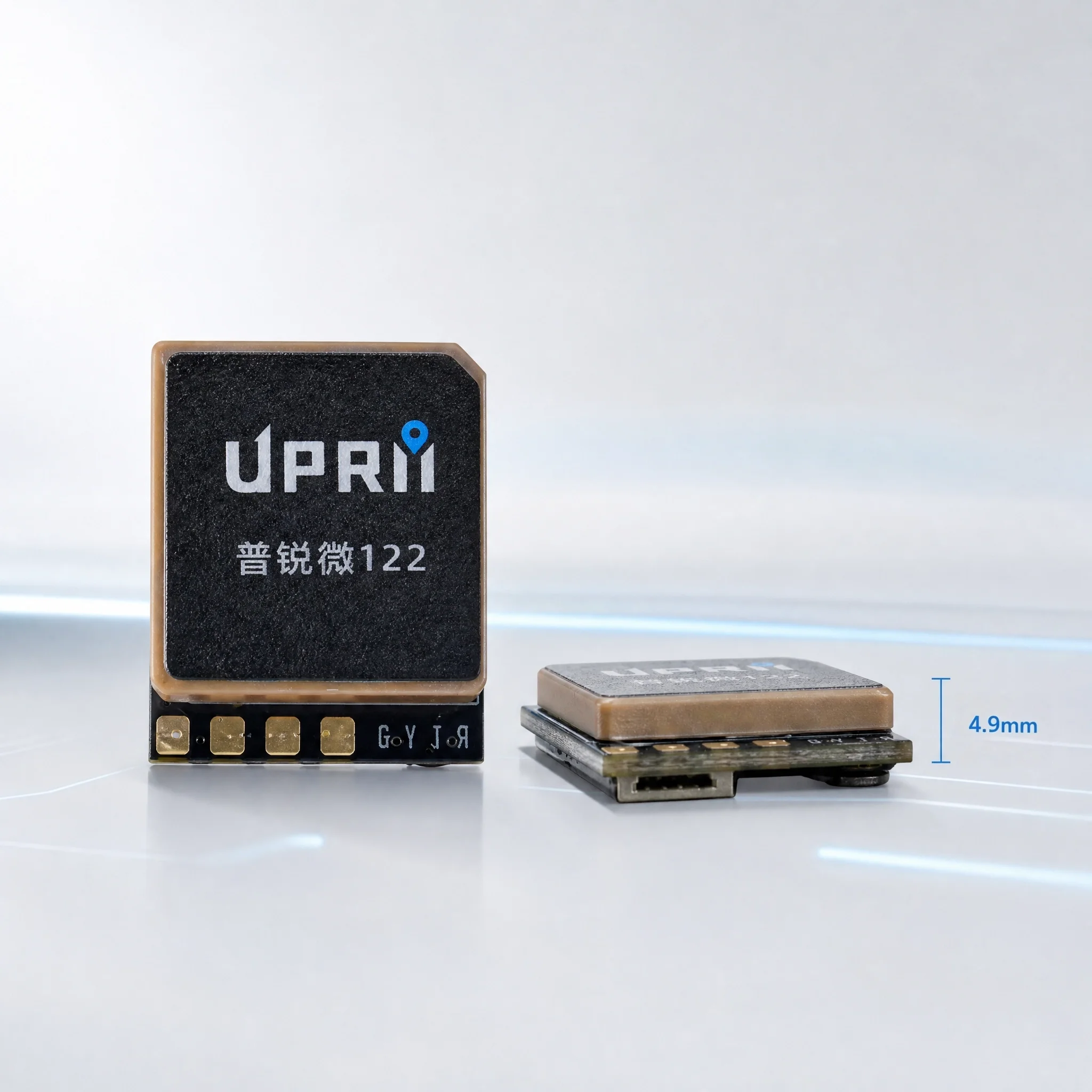 PU-122 (Thin Ceramic) M10 GNSS Module, works with INAV/Betaflight/Ardupilot, supports GPS/Galileo/GLONASS/BeiDou/QZSS/SBAS