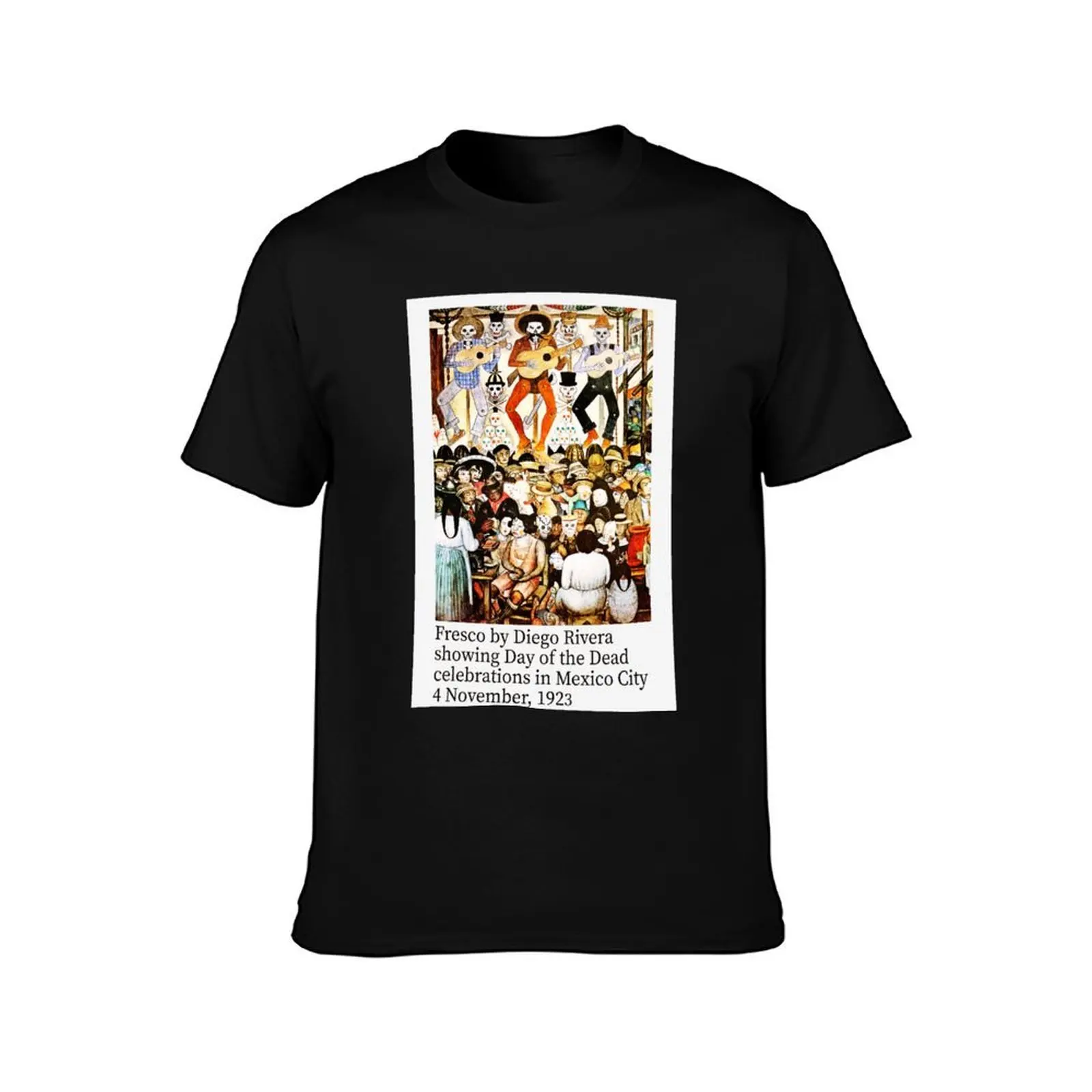 The Day of The Dead Celebrations - Digo Rivera 1957, Mexico, Mexique T-Shirt Urban Casual Loose Fit Tee T-Shirt