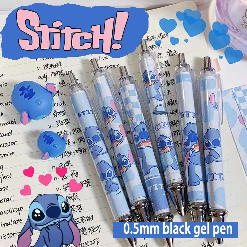 Lilo & Stitch Stationery Disney 0.5mm Gel Pens Multiple Patterns Signature Pen School Office Writing Supplies Birthday Present