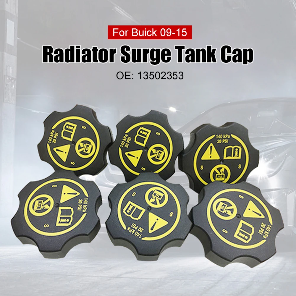 

5Pcs/10Pcs Radiator Cap Reservoir Surge Tank Cap Car Accessories For Buick Regal LaCrosse Ecelle Chevrolet Cruz Cruze Malibu