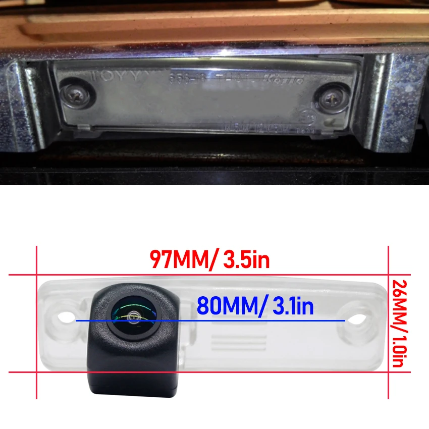 Car Rear View Camera HD CCD Night Vision Back up Reverse Camera Waterproof High Quality RCA For Toyota Innova 2013 2014 2015