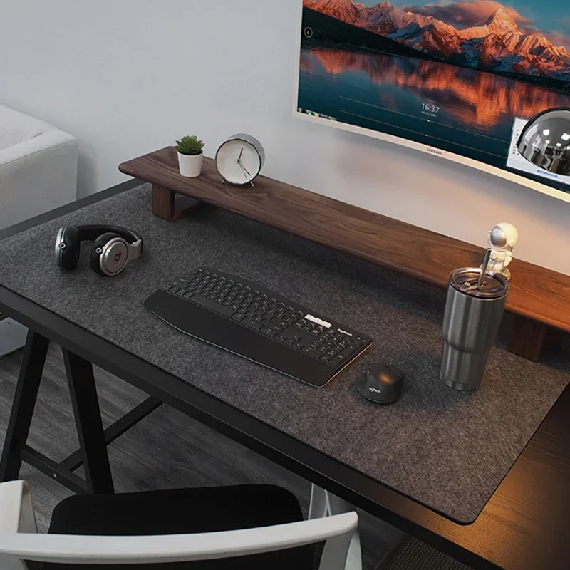 Gaming Accessories Felt Mouse Pad Writing Mat 5 Size Option Laptop Table Mat Soft Stain Resistant Computer Desk Protector