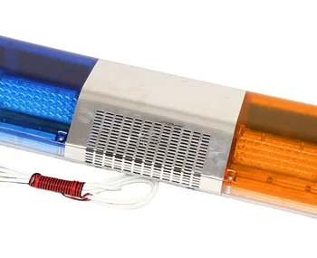 12-24V 15 Knipperend Model Rood Blauw Amber Ambulance Rood Licht Opkomst Knipperende Ambulance Led Waarschuwingslampje Luidsprekerhoorn