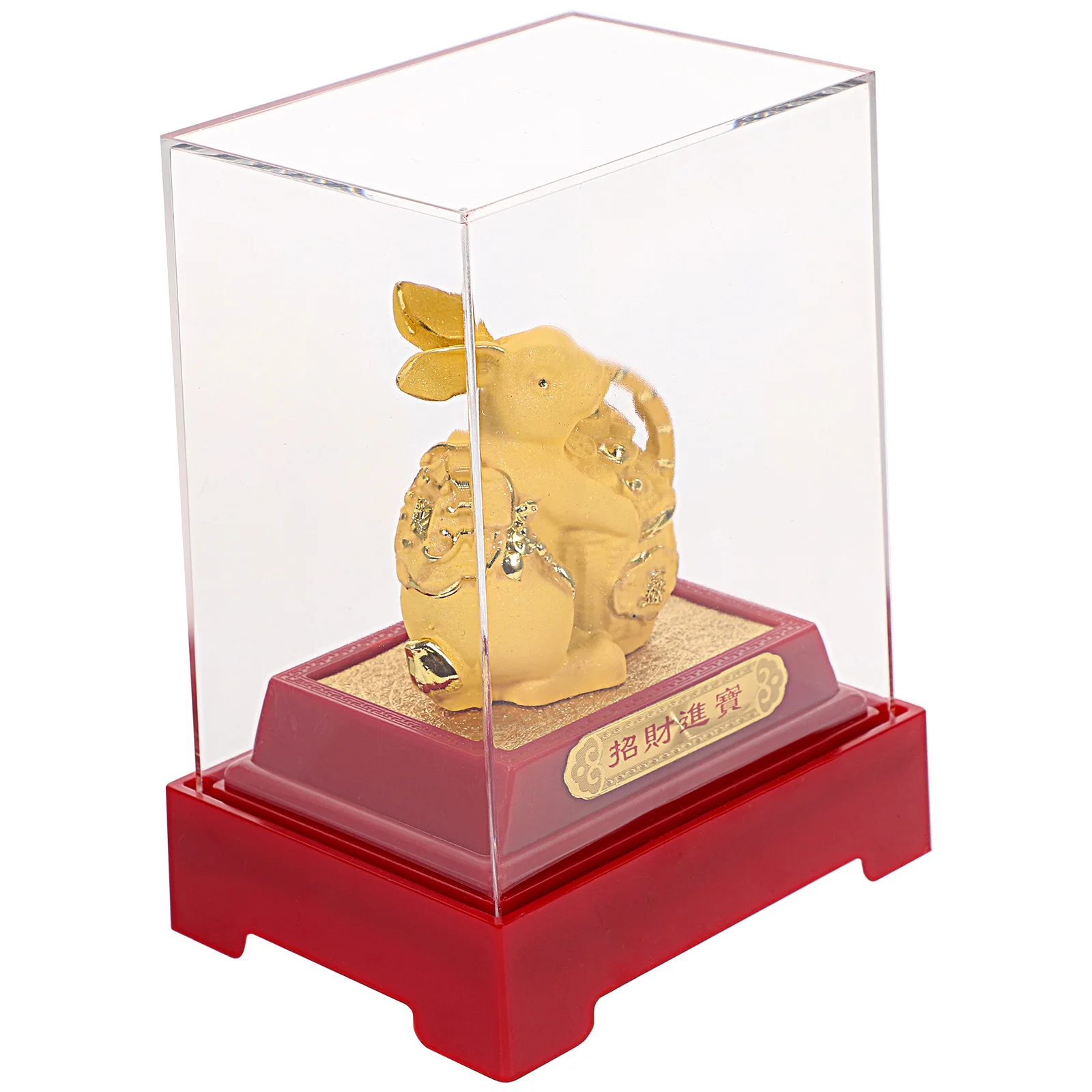 

1pcs Creative Statue Desktop Decoration 2023 New Year Bunny Ornament Unique For Home Office Shop Window Decorative Use Cartoon