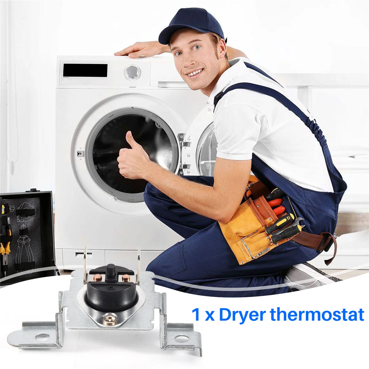 Dryer komponen pengganti termostat batas tinggi Pengering untuk LG untuk 1268365, 6931EL3003G, PS3530484