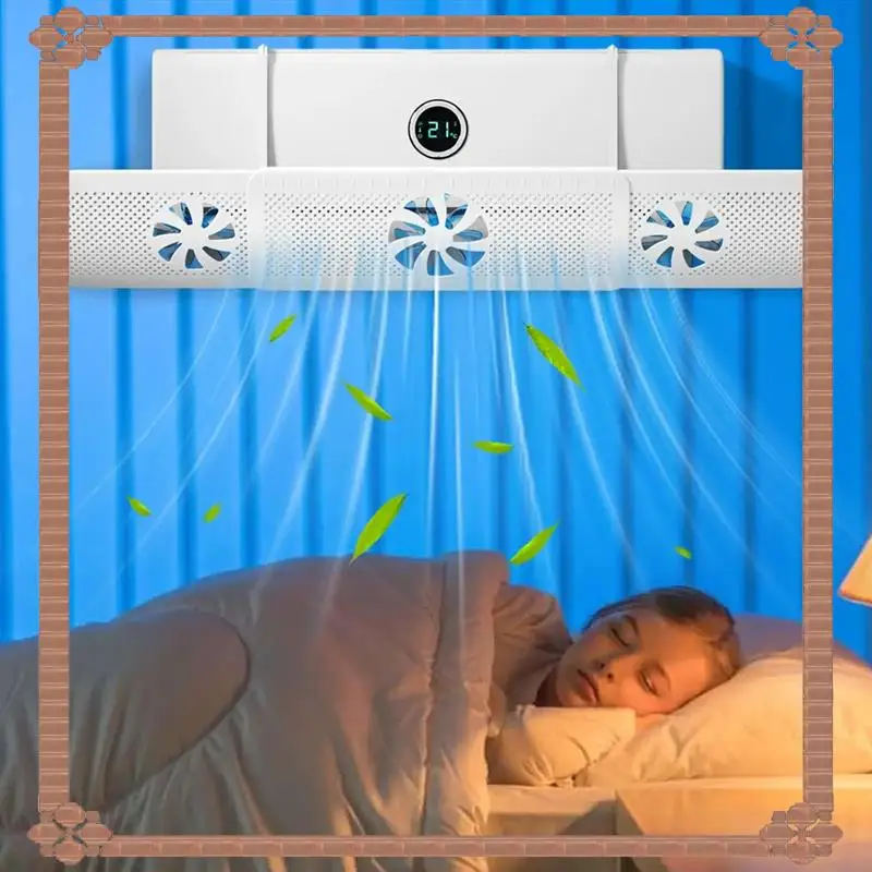 

24-часовая доставка, регулируемый дефлектор воздуховода для потолочных вентиляционных отверстий с 3 вентиляторами, перегородка кондиционера, дефлекторы воздуха для автомобиля и дома