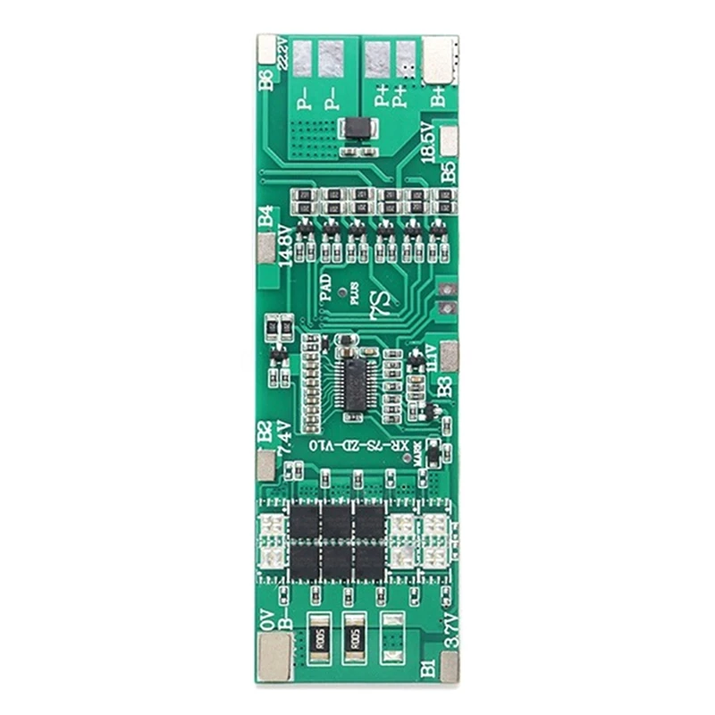 7S 24V Continuous Current 15A Lithium Battery Protection Board Tea Picker Protection Board