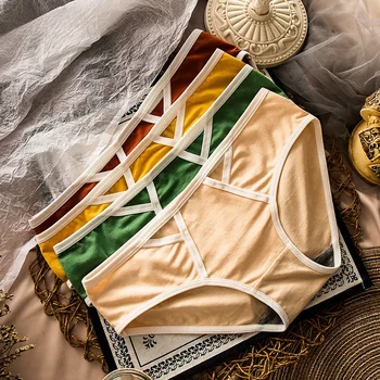 여성용 섹시 코튼 팬티, 심리스 스포츠 팬티, 로우 라이즈, 편안한 통기성 란제리 브리프, 패션 속옷 Best5 여성용 섹시 코튼 팬티, 심리스 스포츠 팬티, 로우 라이즈, 편안한 통기성 란제리 브리프, 패션 속옷 Best5