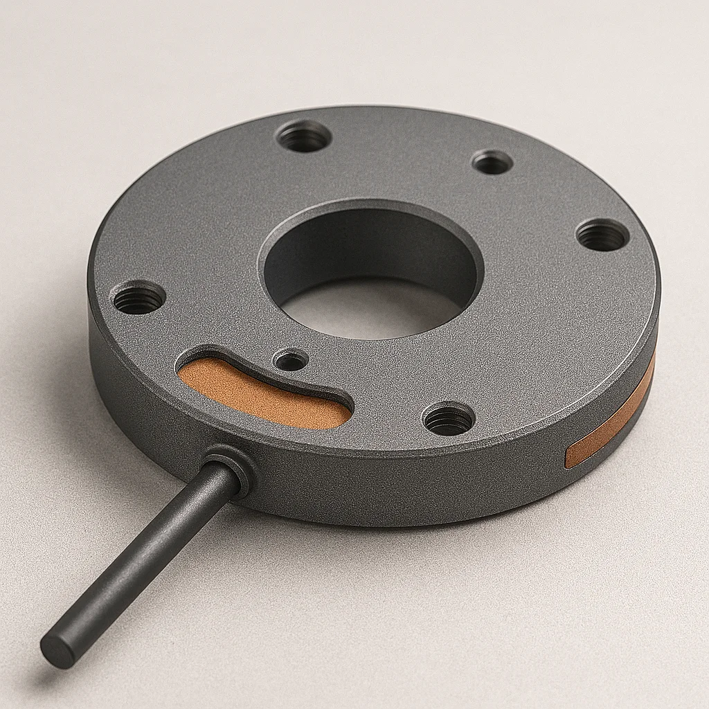 HYXL-BMQ03 19-Bit Absolute Inductive Rotary Encoder 0-360 RS-422 614.4 Kbps 2000 Hz Shaft-Mounted High Accuracy 0.06 1ms