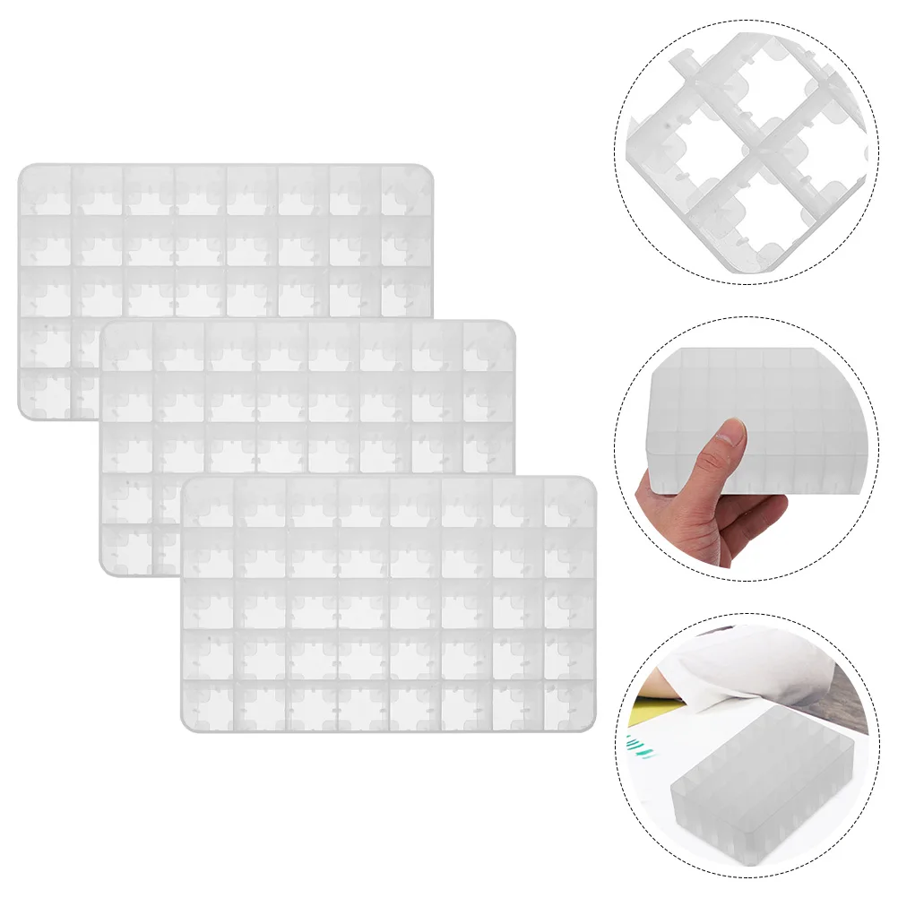 

3 Pcs Stationery Storage Box Marker Trays Pen Holder for Desk Portable Rack Organizer with Slots Markers Stand Holders Bracket