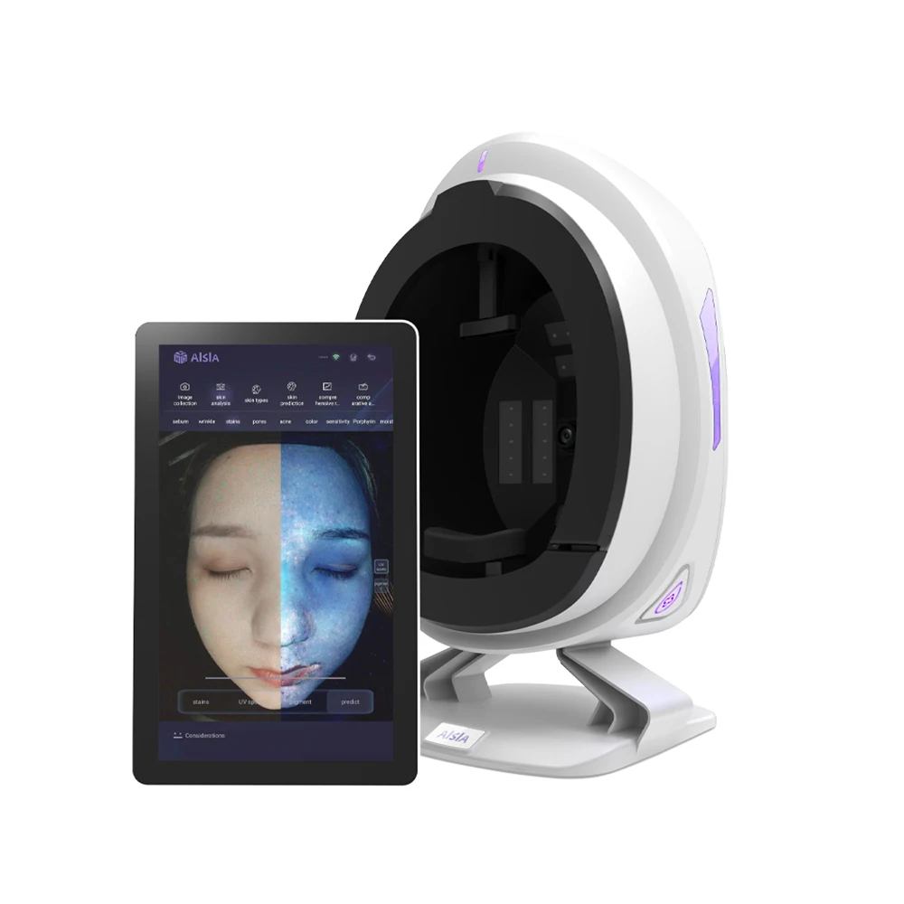 AISIA Q1 Magic Mirror 3D AI Skin Analysis Machine Auto Facial Analyzer System Skin Problem Detection Beauty Salon Equipment