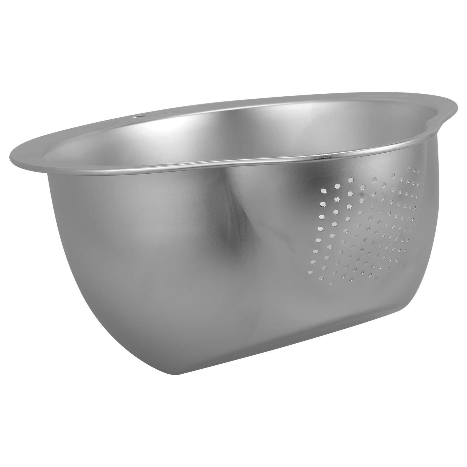 

Stainless Steel Rice Washing Sieve Strainer Washer Colander Basin Sink Clean Metal Basket Drainer