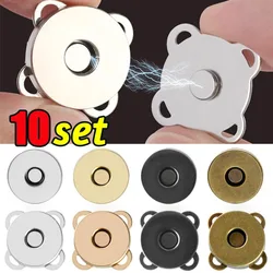 14/18mm Bags Magnetic Snaps Buttons Plum Magnet Closures Buckle Purse Clothes Handbags Wallet DIY Accessories Jewelry Findings