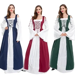 Beer Festival Cosplay Costume for Women Classic Medieval Style Long Dress anime cosplay