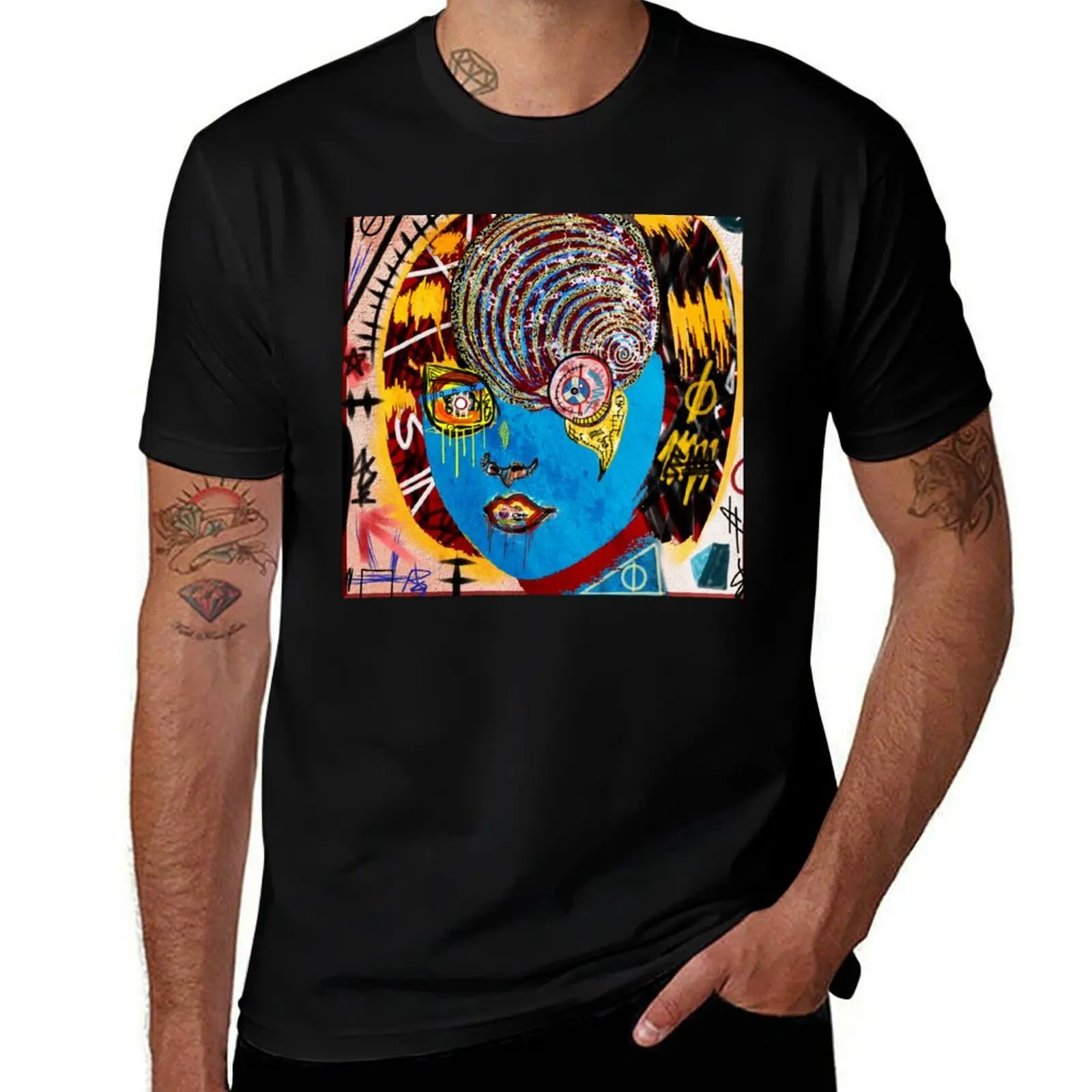 

Oculus in Spirals T-Shirt t shirts for man graphic funny cotton t shirts high quality
