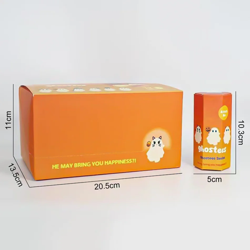 S Angel Halloween Series Ghostees Ghost Blind Box Doll Trendy Car Mobile Phone Ornaments Children's Toy Gift Halloween Gift