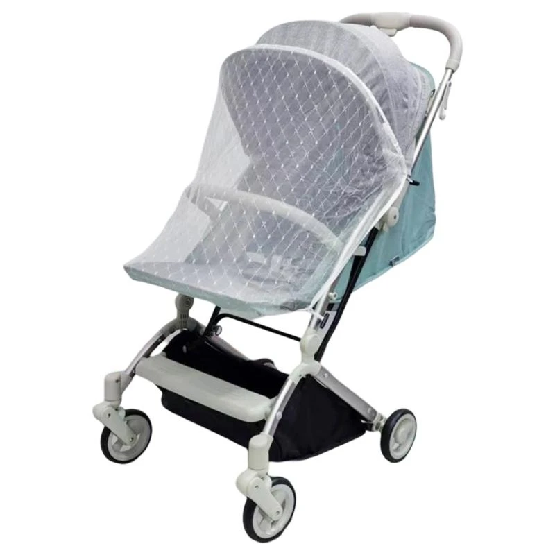 

M76C Full Coverage Net Strollers Insect Net Pushchair Canopy Insect Netting Cover for Baby Carriers Pushchair Pram