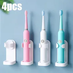 Traceless Toothbrush Holder Bath Wall-Mounted Electric Toothbrush Holders Adults Toothbrush Stand Hanger Bathroom Accessories