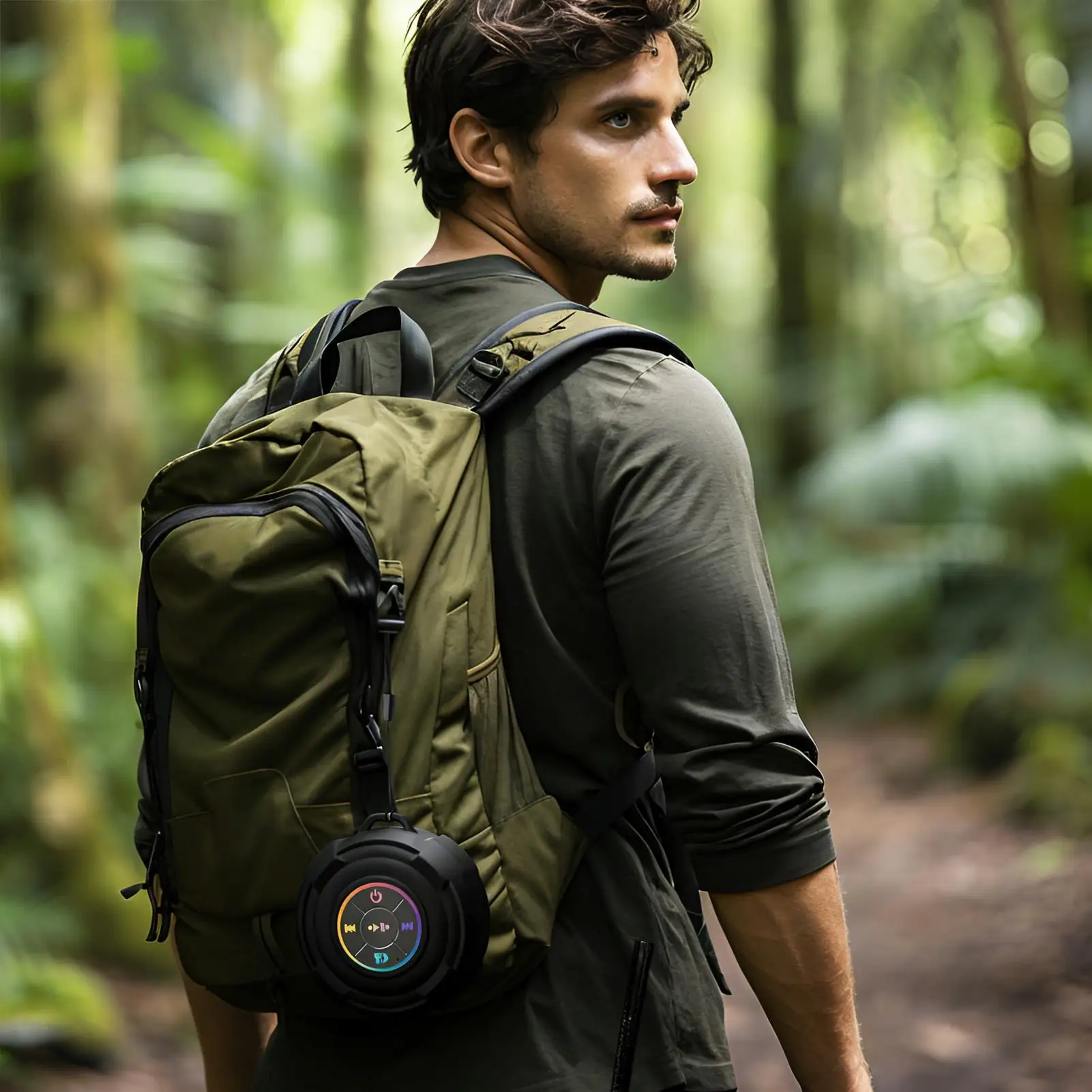 

Портативные колонки со светодиодной подсветкой, голосовое водонепроницаемое устройство, компактные колонки для душа для друзей, кемпинга, пляжа, бассейна, катания на лодках на открытом воздухе