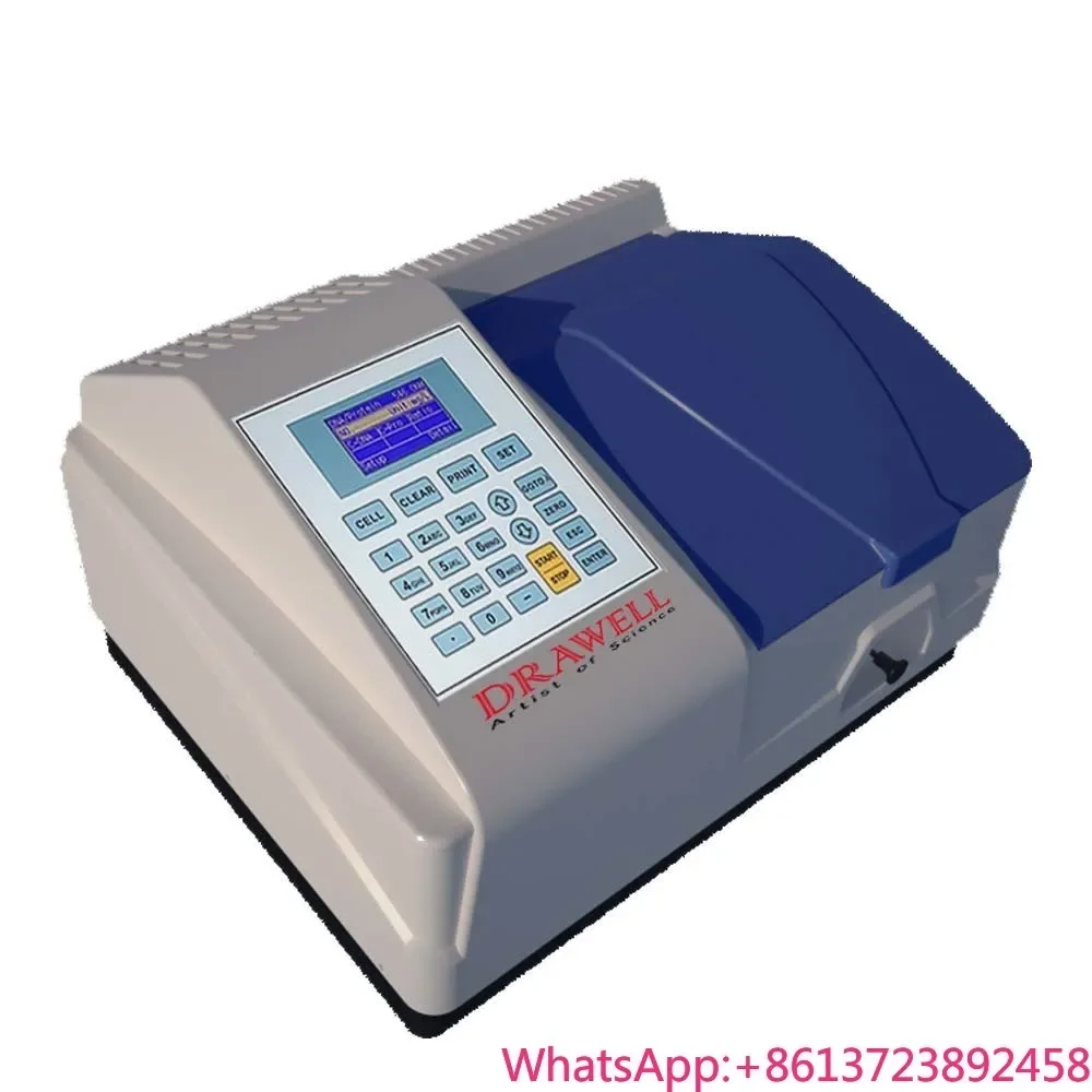 

Drawell DU-8600R Single Beam Laboraotory UV-VIS Spectrophotometer for Sale