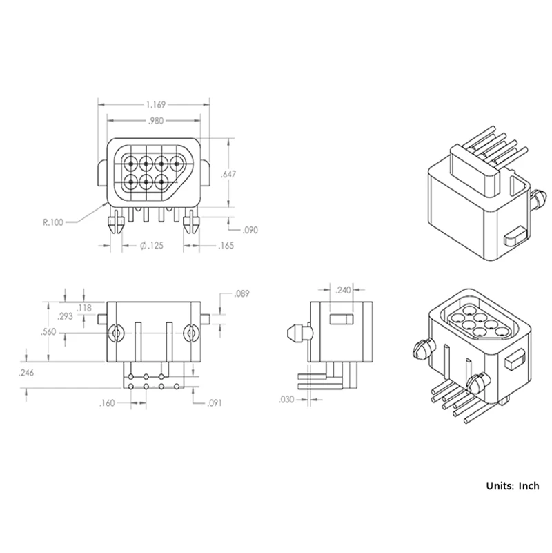 10 pz 90 180 gradi 7pin connettore femmina parti di ricambio per NES Console Socket Controller connettore porta presa