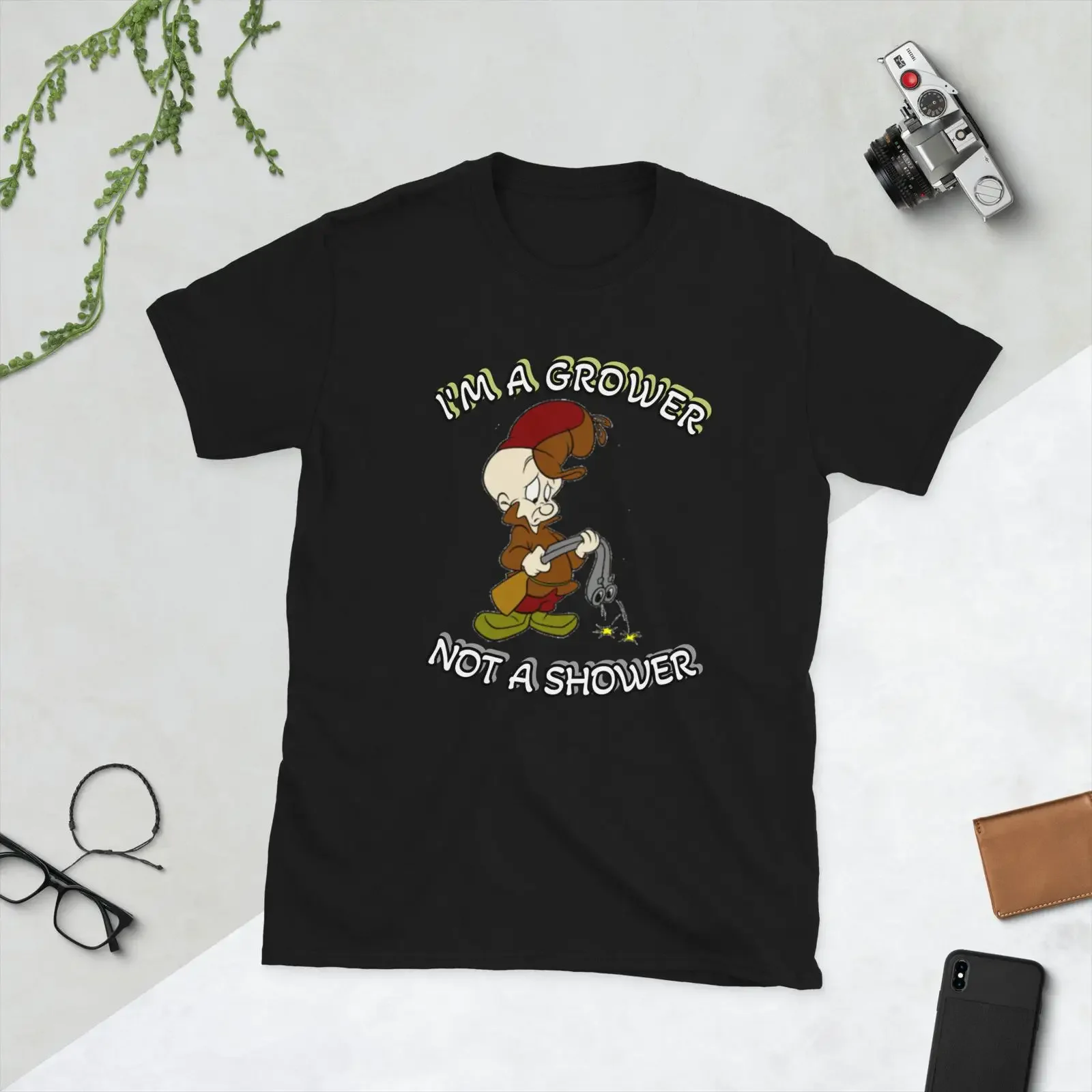 I'm a Grower T Shirt vintage Washed Casual Comfortable designer clothes Slightly Top For Everyday Wear streetwear homme Soft