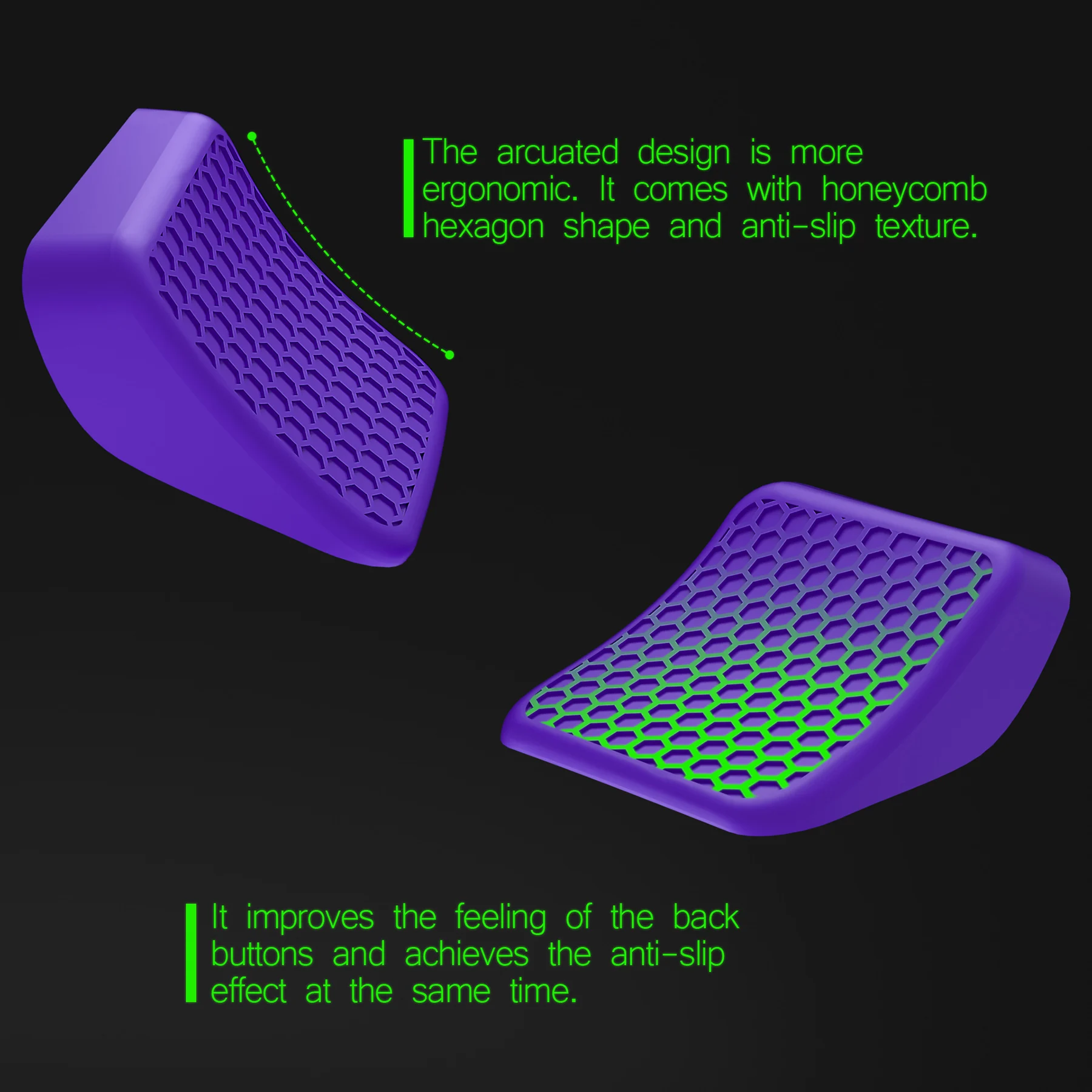 PlayVital 백 단추 향상 세트, 스팀 데크 LCD용, 그립 개선 단추 보호, 스팀 데크 OLED