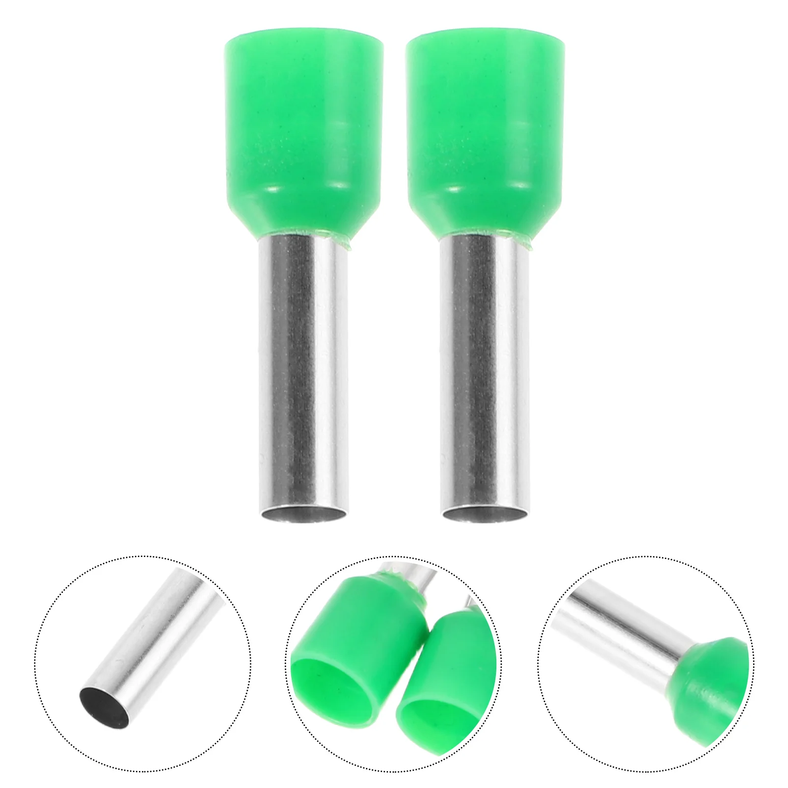 

100pcs Tube Type Cold Press Terminal Waterproof Plastic Metal Connectors For Home Circuit Automotive Electronics Electrical