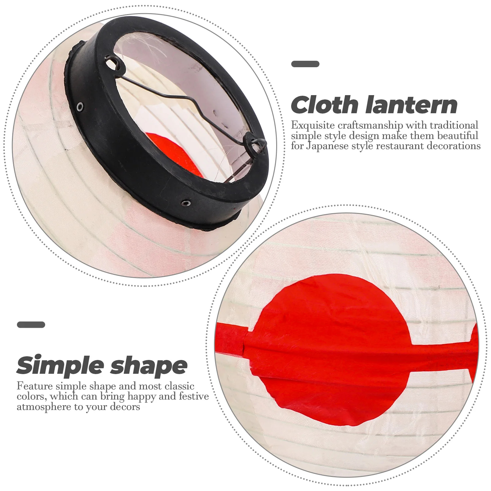 

Japanese Cloth Lantern Waterproof Decorative Pendant for Sushi Restaurant Ramen Bar Kitchen Decor Sushi Party Decorations