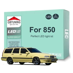 14Pcs Cars Accessories For Volvo 850 1992 1993 1994 1995 1996 1997 Canbus Dome Footwell LED Interior Signal Light Bulb Tools