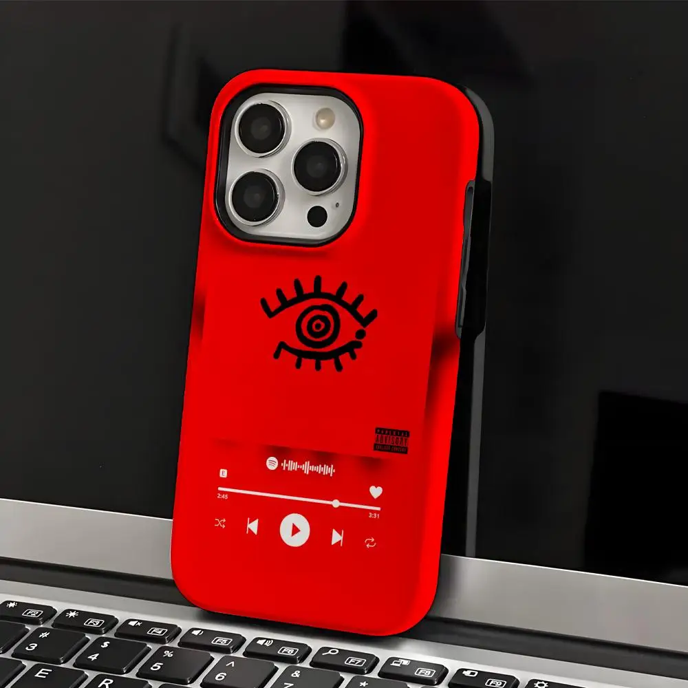 

F-Fuerza R-Ragida Phone Case Phone Case INS For IPhone 17 16 15 14 13 12 11 Pro Max X XR XSMax Plus Glossy Film Hard PC Cover