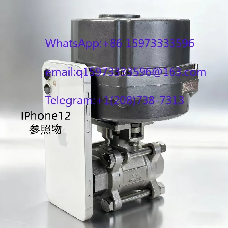 CT6 Explosion-proof Electric Proportional Ball Valve Stainless Steel 4-20mA RS485 Flow Control 220V 24V for Liquid