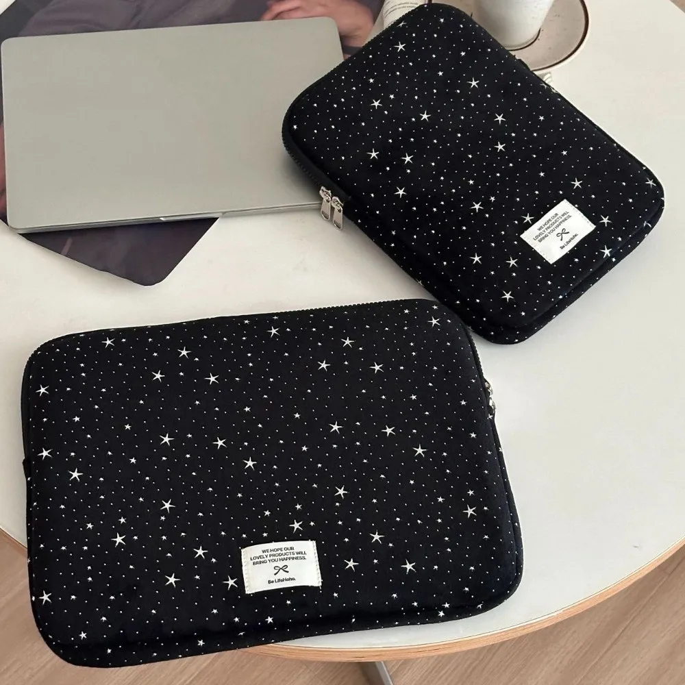

Ins Starry Sky Cartoon Laptop Bag Shockproof Portable Tablet Sleeve Bag Sweet Creative Girl Computer Bag Laptop Case