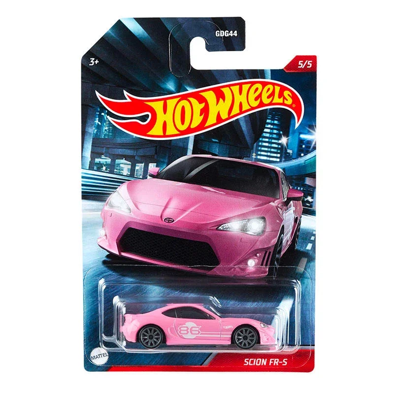 Original Hot Wheels Car Nightburners Boys Toys for Kids 1/64 Diecast Vehicle Ford Focus Nissan Skyline Volkswagen Scion FRS Gift