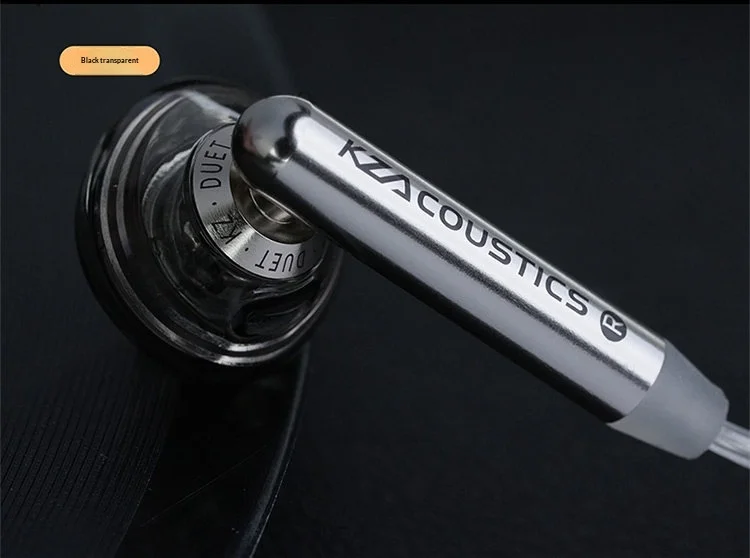 KZ KZ Duet Ohrhörer Hifi Bass Earbud Quad Core Dual Dynamic Driver HD Dual Mic Abnehmbares Kabelgebundenes Headset für Musik und Gaming – Detail 15