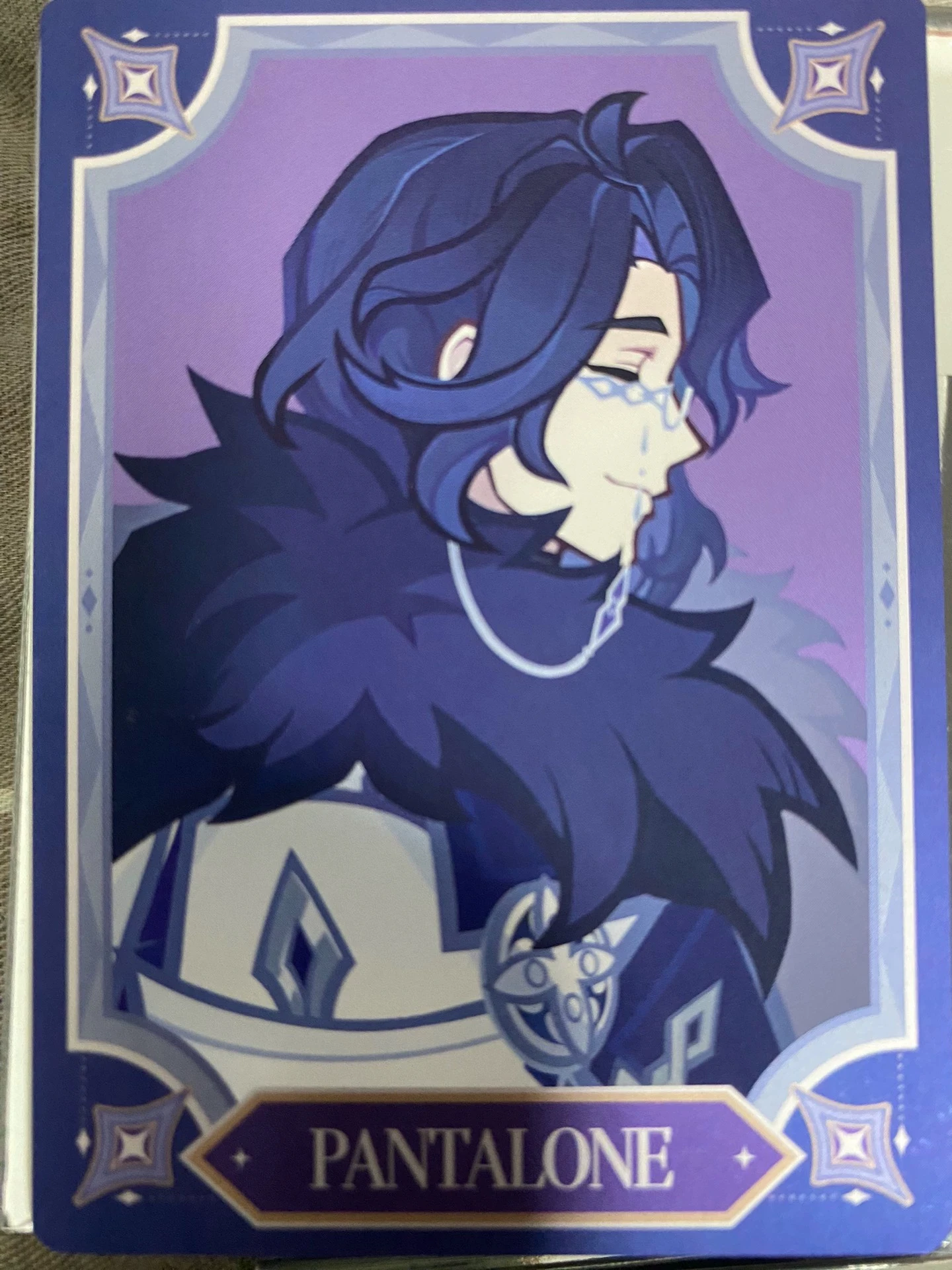 

In Stock Genshin Impact Frost Trace Flame Fatui Pantalone Photo Card