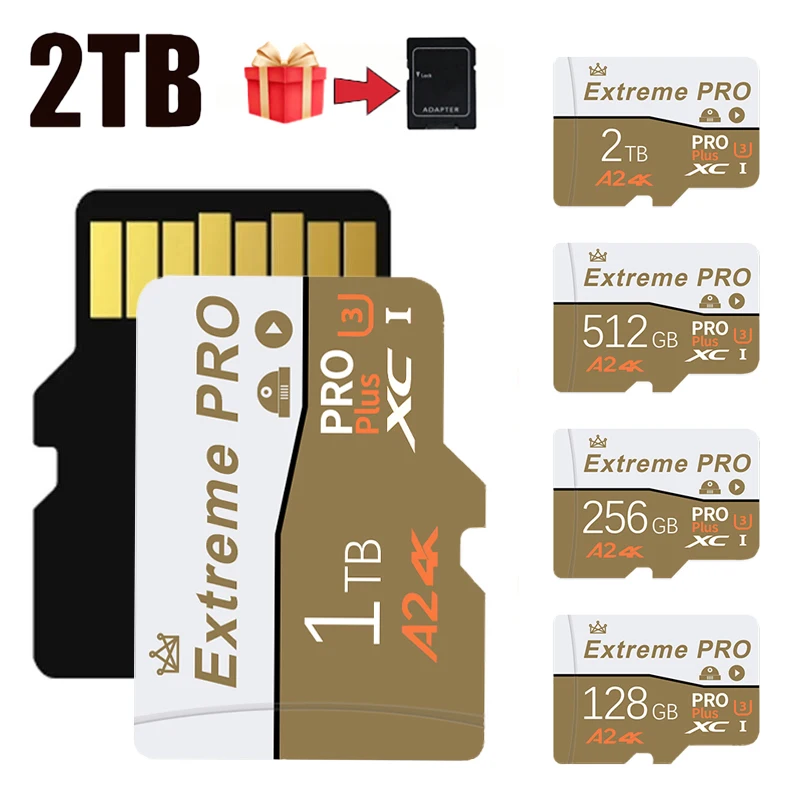 Micro TF SD Card Mini SD Class10 128GB 256GB 512GB High Speed Write Super Compatibility Phone Camera Meomory Card 2TB 1TB