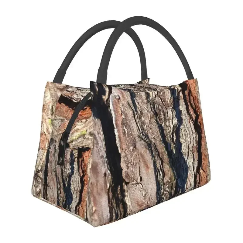 Custom Bark Up The Right Tree Camo Lunch Bags Men Women Cooler Warm Insulated Lunch Boxes for Work Pinic or Travel Lunchbag