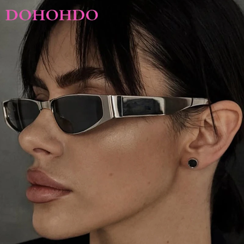 2026 New Popular Y2K Cat Eye's Metal Women Sunglasses Brand Designer Men Sunglass Outdoor Travel Female Shades Lentes UV400 Очки