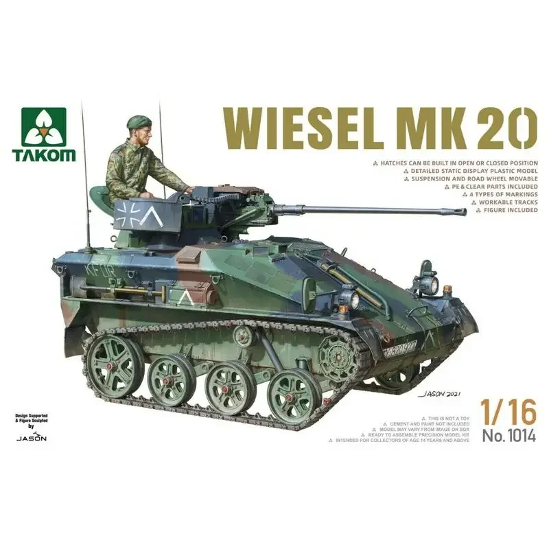 TAKOM 1014 1/16 Wiesel MK.20 - Scale Model Kit