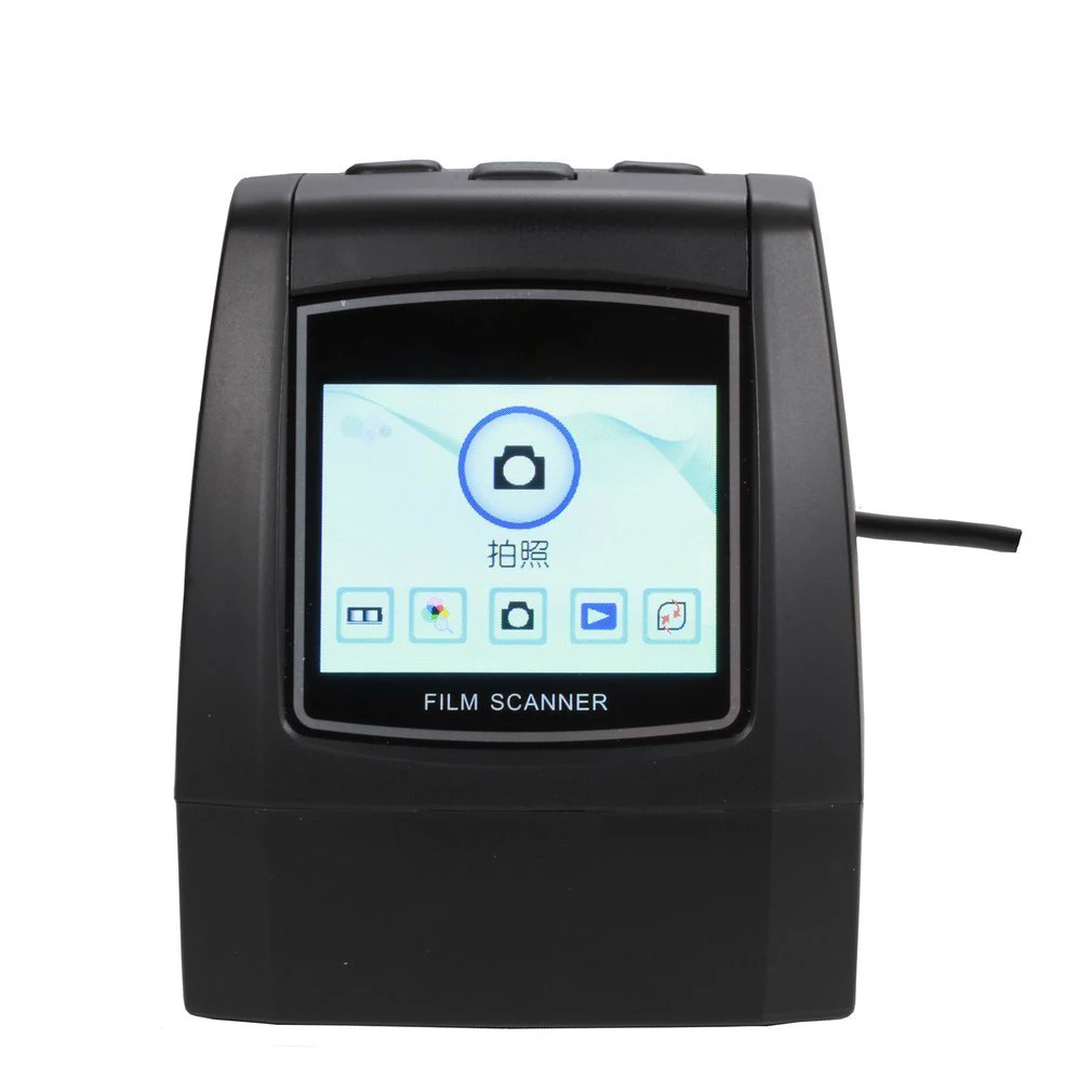 Imagem -03 - Tela Lcd Film Scanner 2.4 22mp Converte 126kpk 135 110 Super Negativo Slide Digital Photo Viewer Built-in 128mb de Memória