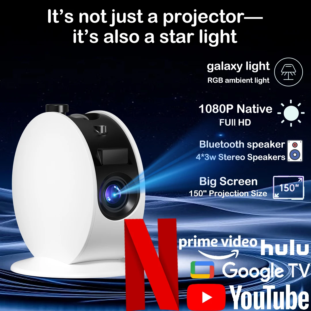 Smart Projector Star Atmospher - Netflix Home Cinema 评论和价格