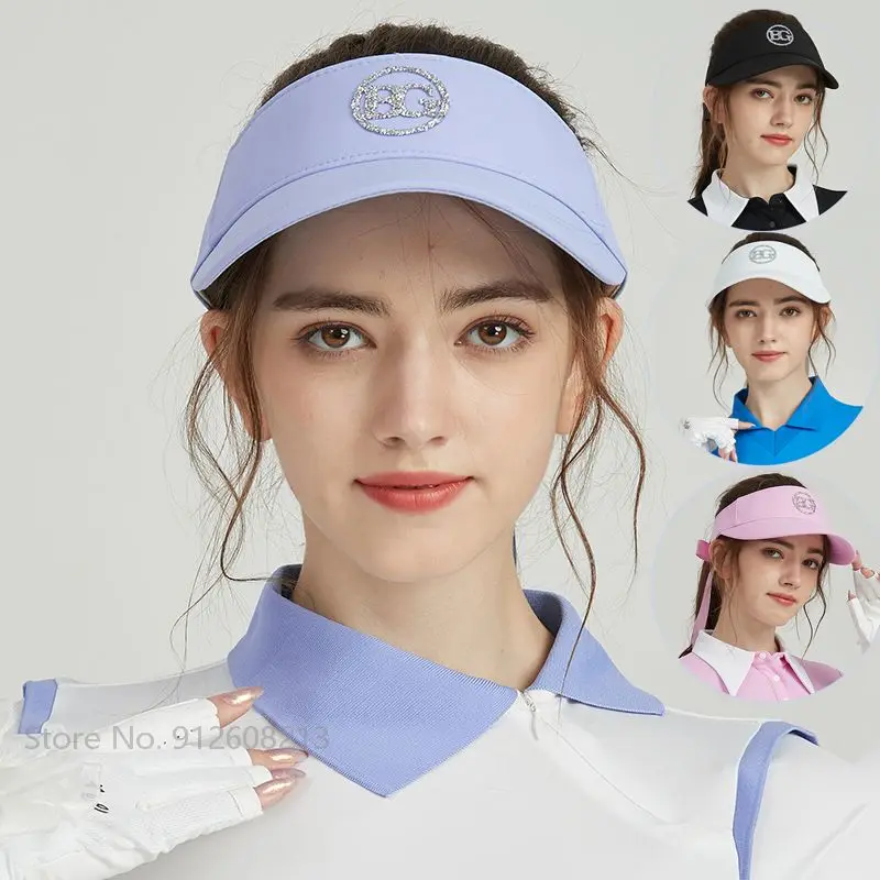 

Blktee New Women Sports Golf Empty Top Hat Anti-UV Sunscreen Peaked Cap Female Golf Caps Ladies Breathable Casual Sun Visor Hats