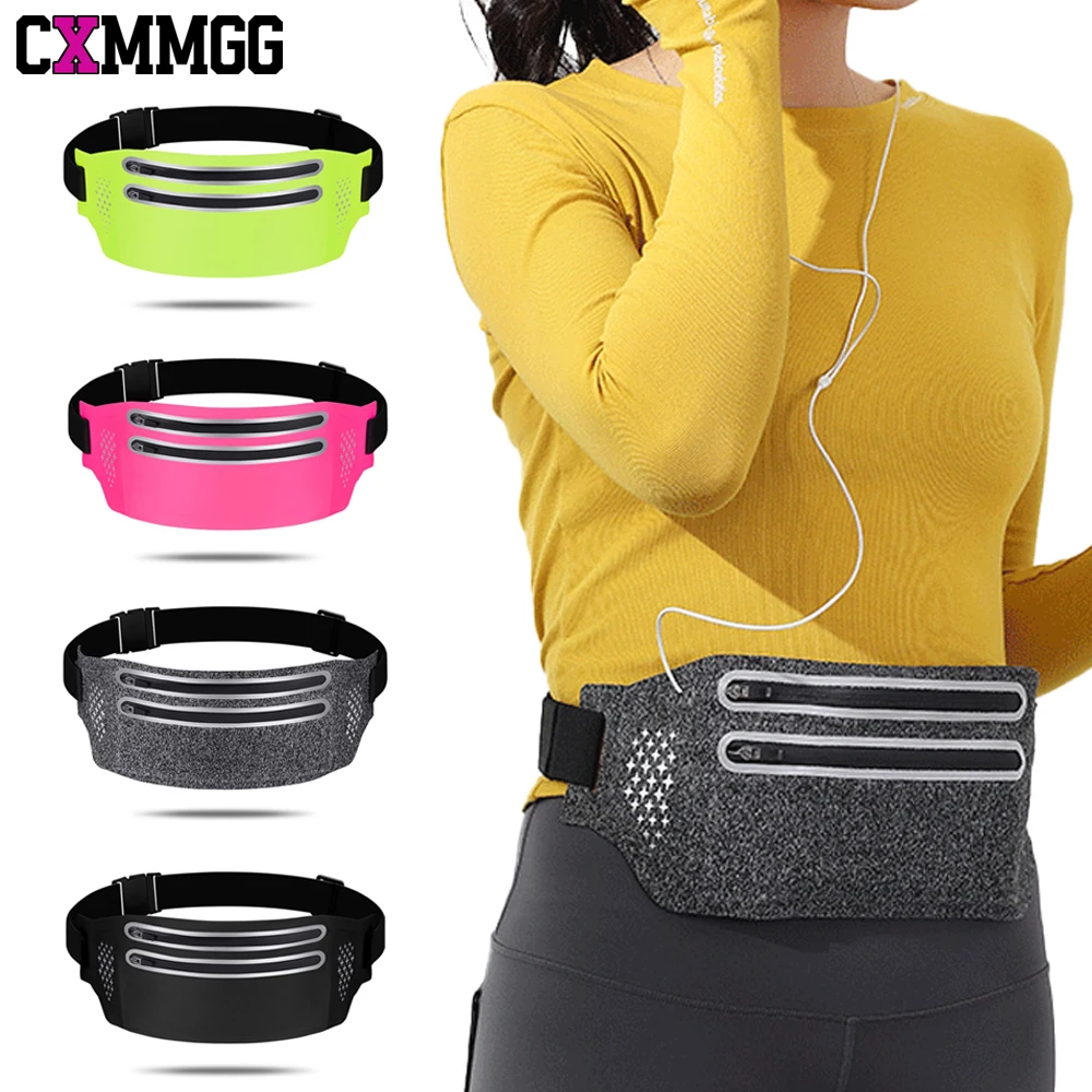 1PCS Fanny Pack Bulk - Waterproof Crossbody Waist Bag & 2 Zipper Pockets,Adjustable Running Belt for Travel,Sport for Men & Wome