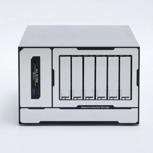 EDNSE Nas 6 bay hot swap backbplane Nas Case Chassis Enclosure for Cloud Storage Server