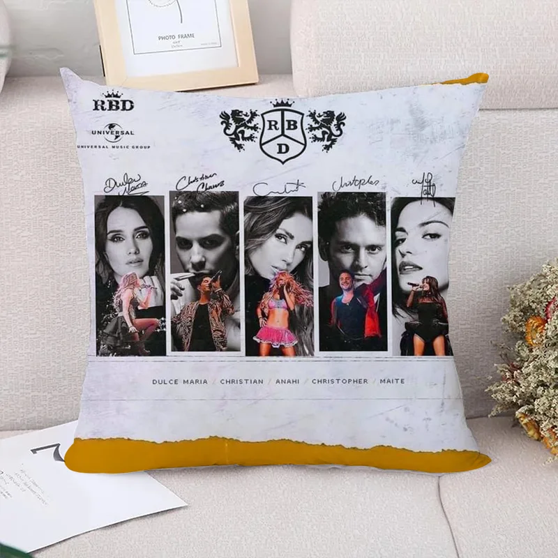 RBD Decorative Pillows for Sofa Pillow Cover Pillowcases Bed Cushions Pillowcase Decor 40x40 Decoration Living Room Short Plush